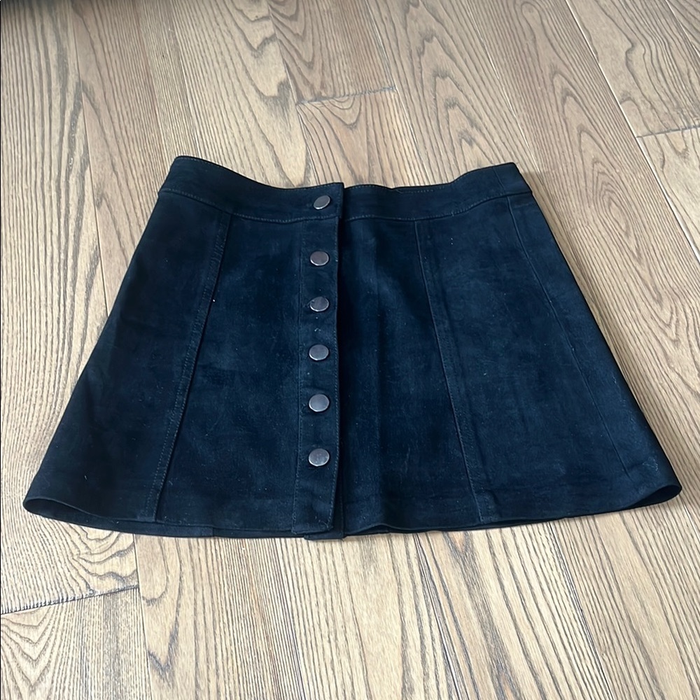 Zara Black A-line Mini Skirt Casual